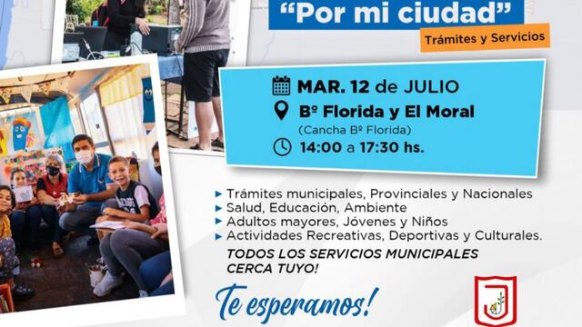 Operativo “Por Mi Ciudad” tendrá lugar en Eldorado.