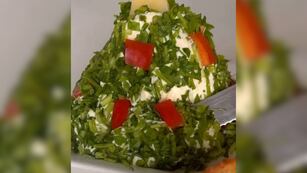 Arbolito dip de Navidad.