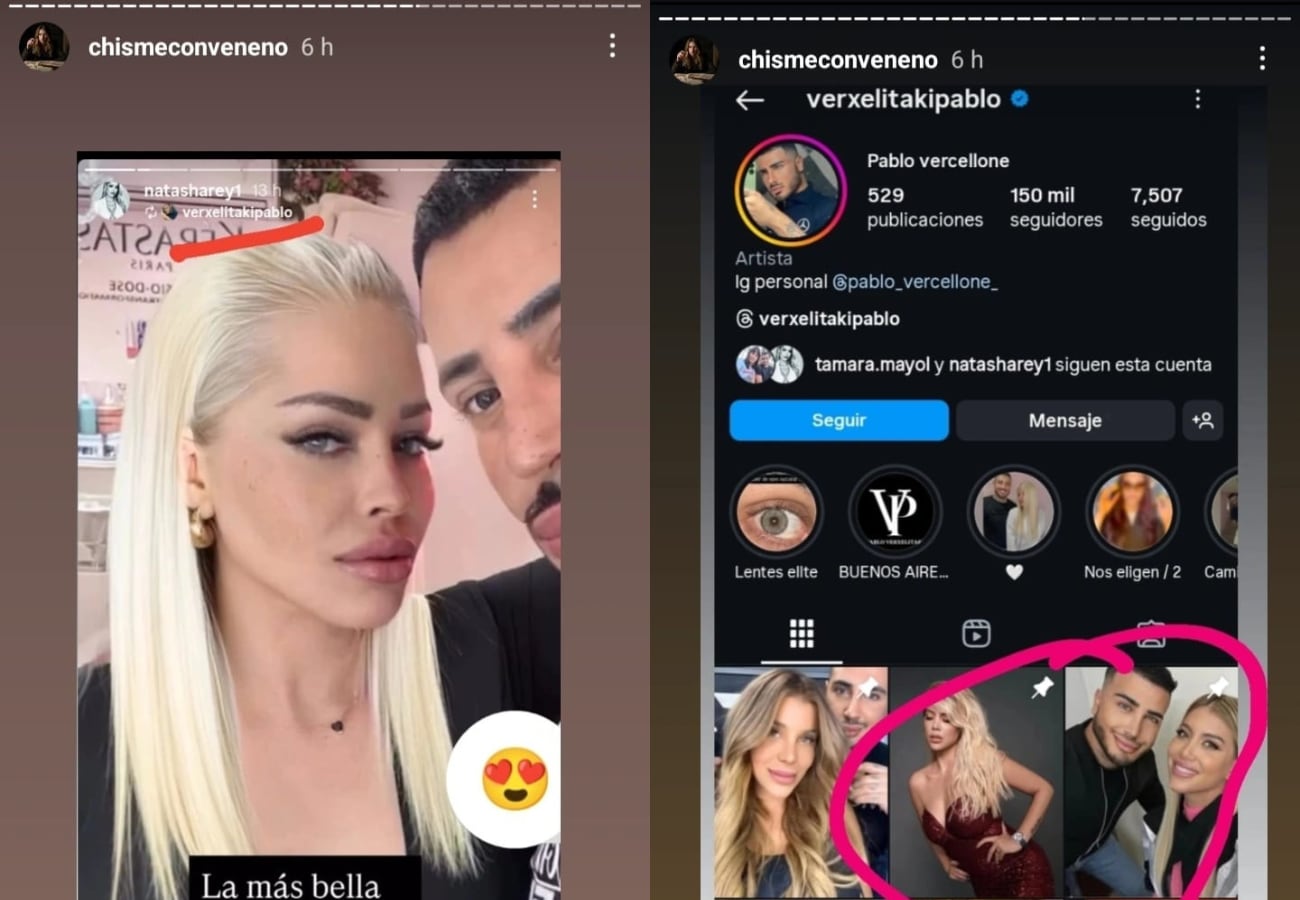Wanda Nara y Natasha Rey estarían vínculadas.