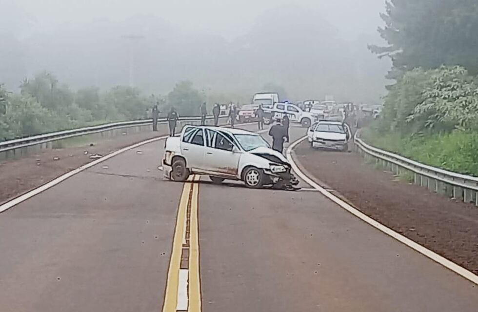 Bernardo de Irigoyen: un joven murió en un choque sobre la ruta Nacional 14