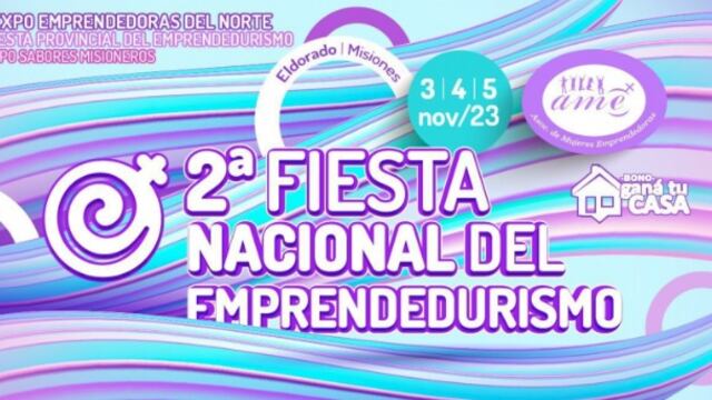 Se viene una nueva edición de la Fiesta del Emprendedurismo en Eldorado.