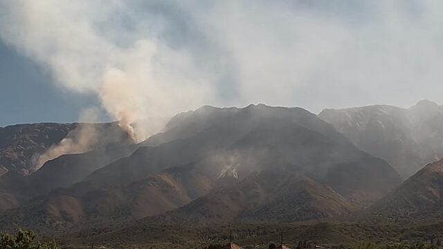 Incendio en Merlo