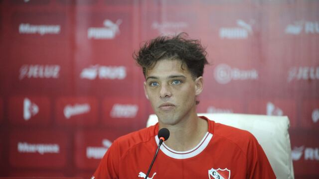 Santi Maratea presentó la colecta para ayudar a Independiente.