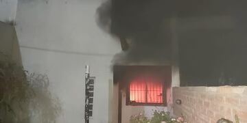Pérdidas de materiales en un incendio. No hubo lesionados.