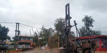 Finalizaron las obras en el nuevo pozo perforado en Puerto Iguazú.