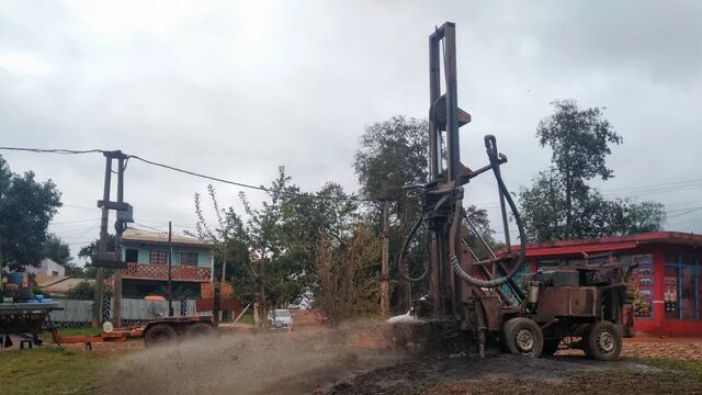 Finalizaron las obras en el nuevo pozo perforado en Puerto Iguazú.
