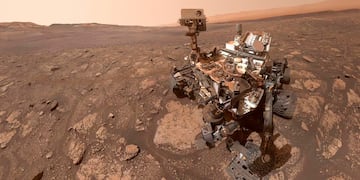 El rover 'Curiosity' de la NASA, sobre la superficie de Marte.