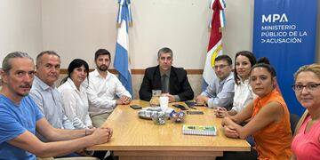 Tercera reunión entre el Fiscal Regional Carlos Vottero y los concejales de Rafaela