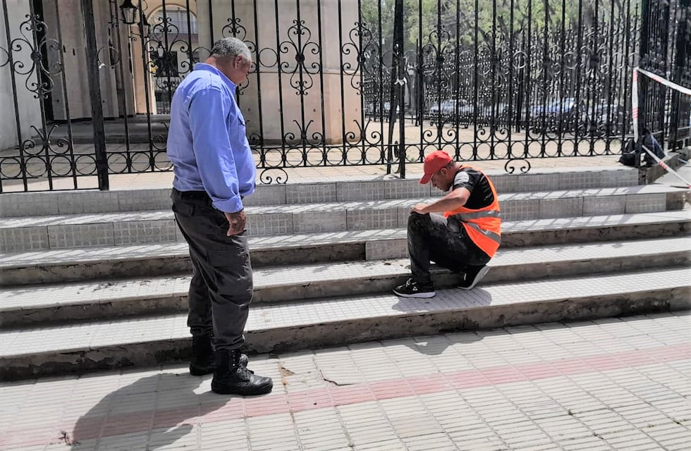 Internos de la Unidad Penal N° 7 de Gualeguay realizan trabajos de refacción en una Iglesia