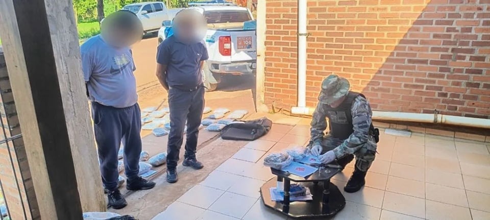 Eldorado: detuvieron a un hombre con 73 kilos de droga en un control de Prefectura.