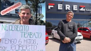 Roberto recorrió varios puntos de la ciudad de Córdoba con el objetivo de conseguir empleo.