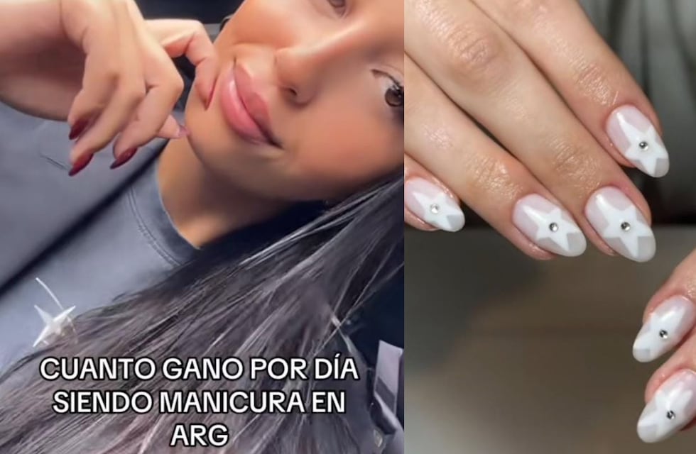 Es manicurista y mostró lo que gana en un día con su propio estudio haciendo las uñas