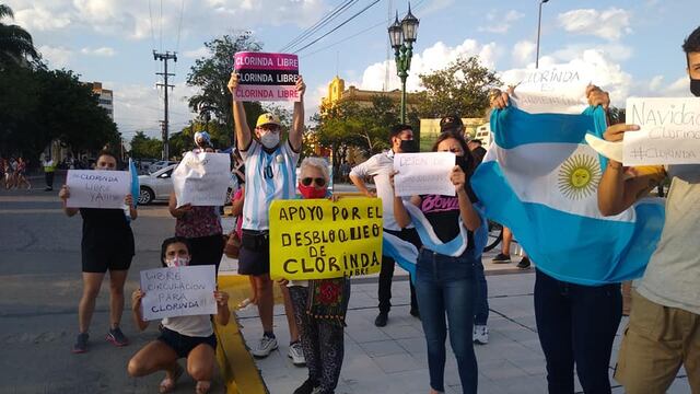 Pidieron en la ciudad de Formosa por el levantamiento del bloqueo de Clorinda
