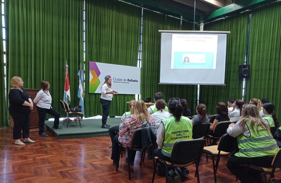 Capacitaron al personal de Protección Vial y Comunitaria
