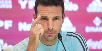 Lionel Scaloni elogió a Lionel Messi en la previa de la final ante Italia.