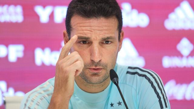 Lionel Scaloni elogió a Lionel Messi en la previa de la final ante Italia.
