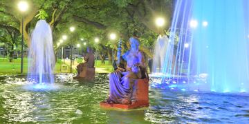 El Parque Las Heras fue reinaugurado, y desde este martes se abre a todos los vecinos (Fotos: Ramiro Pereyra/La Voz).