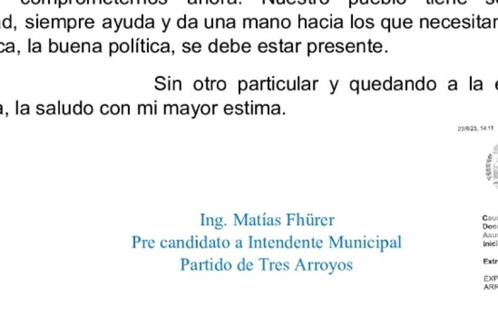 Tras el fallecimiento de una persona en situación de calle, Matías Fhürer solicitó información a la Municipalidad