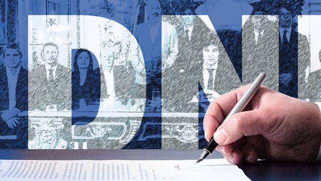 DNU (fotomontaje de La Voz)