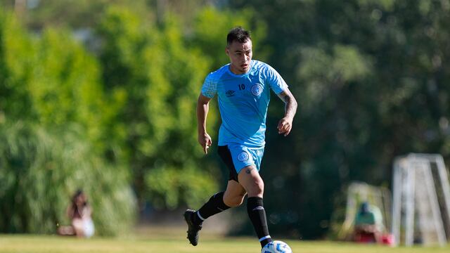 Lucas Zelarayán suma sus primeros minutos como jugador del Celeste (Belgrano)