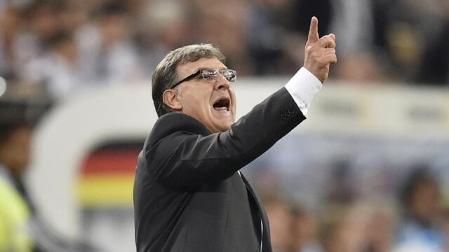Gerardo Martino debutó con un 4-2 sobre Alemania en Düsseldorf. (AP)