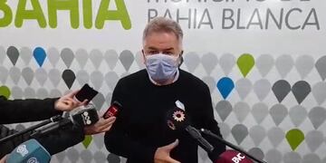 El intendente Gay en conferencia de prensa por la explosión de la Sede de La Cámpora en Bahía