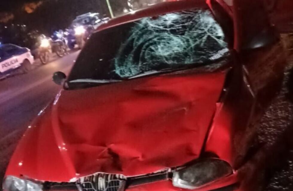 Bialet Massé: un choque sobre la ruta 38 dejó a una ciclista herida