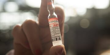 Segundo componente de la vacuna Sputnik
Foto: Ignacio Blanco / Los Andes