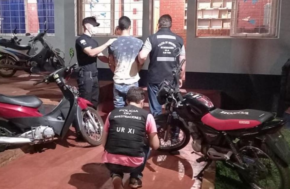 Un detenido en Salto Encantado por el robo de motocicletas