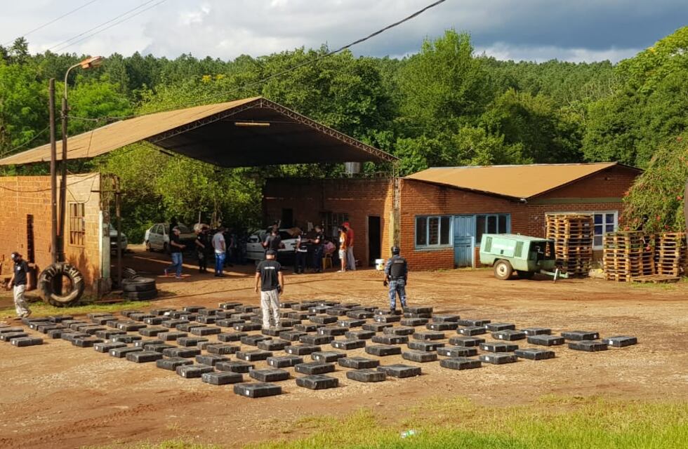 Puerto Piray: secuestraron alrededores 3500 kilos de marihuana