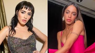 Lali y Tini encendieron las redes y se sumaron a la tendencia de las nanokinis