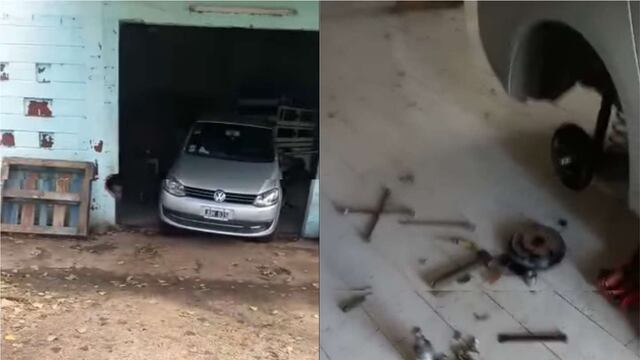 Estafaron a una familia en una gomería en Ruta 2. (Facebook)