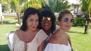 Lorena, Carlos y Natalia Jiménez.