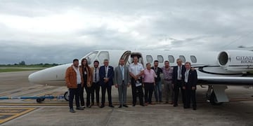 La Provincia recupera su avión sanitario: un paso hacia la atención médica de calidad.