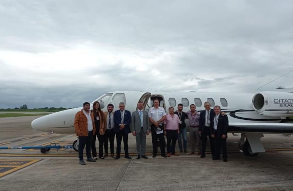 El avión sanitario regresa a la Provincia después de una larga reparación