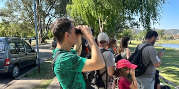 El lago San Roque fue escenario de una experiencia única de observación de aves