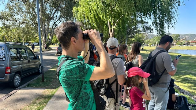 El lago San Roque fue escenario de una experiencia única de observación de aves
