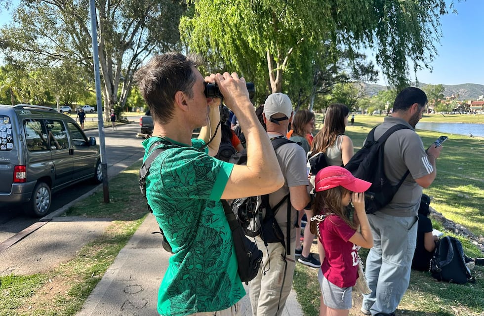 El lago San Roque fue escenario de una experiencia única de observación de aves