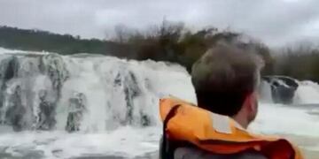 El humorista se maravilló con la selva misionera y prometió volver.