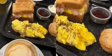 Pidió un brunch en un famoso café del Barrio Chino, le cobraron 4700 pesos pero no cumplió sus expectativas