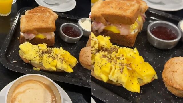 Pidió un brunch en un famoso café del Barrio Chino, le cobraron 4700 pesos pero no cumplió sus expectativas