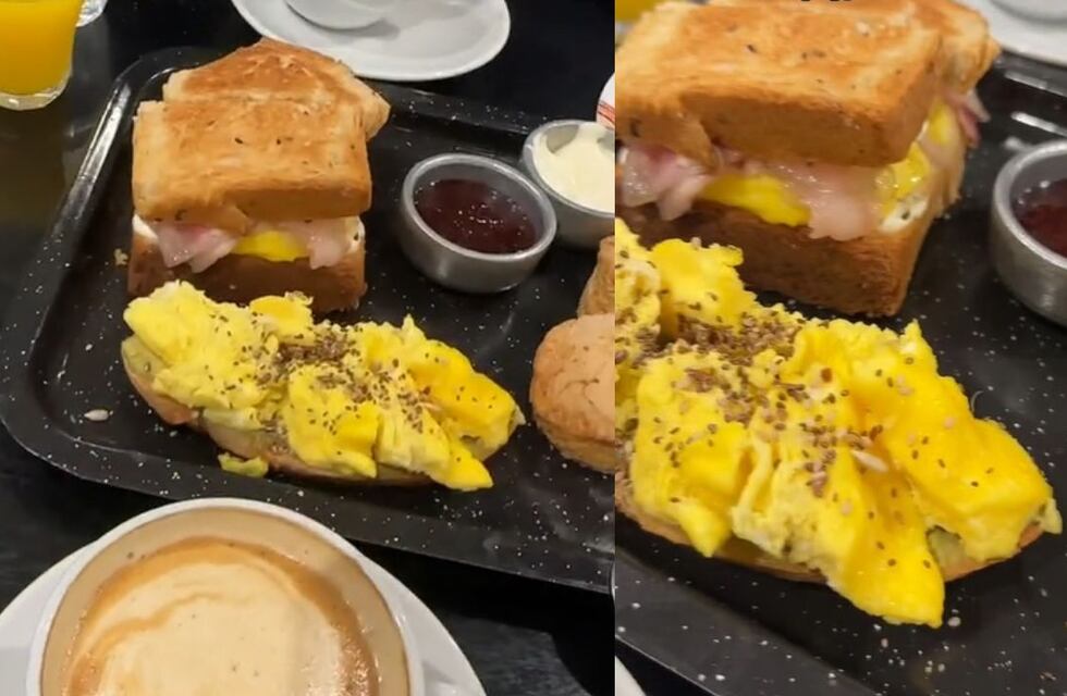 Pidió un brunch en un famoso café del Barrio Chino, le cobraron 4700 pesos pero no cumplió sus expectativas
