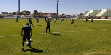El Oscar C. Boero recibió al equipo rafaelino. (Foto: Prensa Sportivo Belgrano)