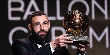 Karim Benzema se quedó con el Balón de Oro 2022.