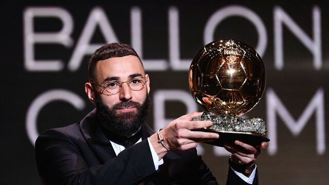 Karim Benzema se quedó con el Balón de Oro 2022.