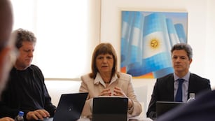 patricia bullrich con economistas luciano laspina eduardo levy yeyati