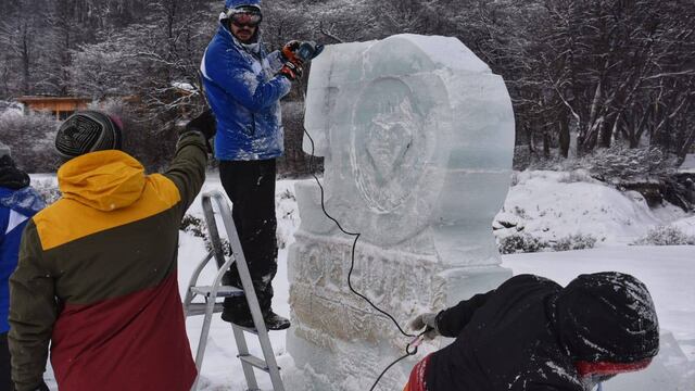Tolhuin: este fin de semana comienza el festival de “Esculturas de Hielo”