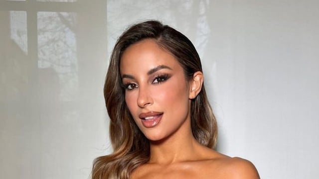 Lourdes Sánchez deslumbró con una microbikini total white que dejó sin palabras a sus fans