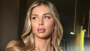 Romina Malaspina modeló con un conjunto de ropa interior XXS con transparencias total white