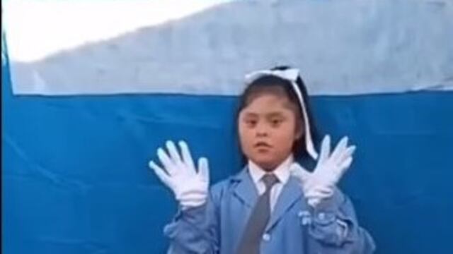 Jazmín Herrera es alumna de cuarto grado